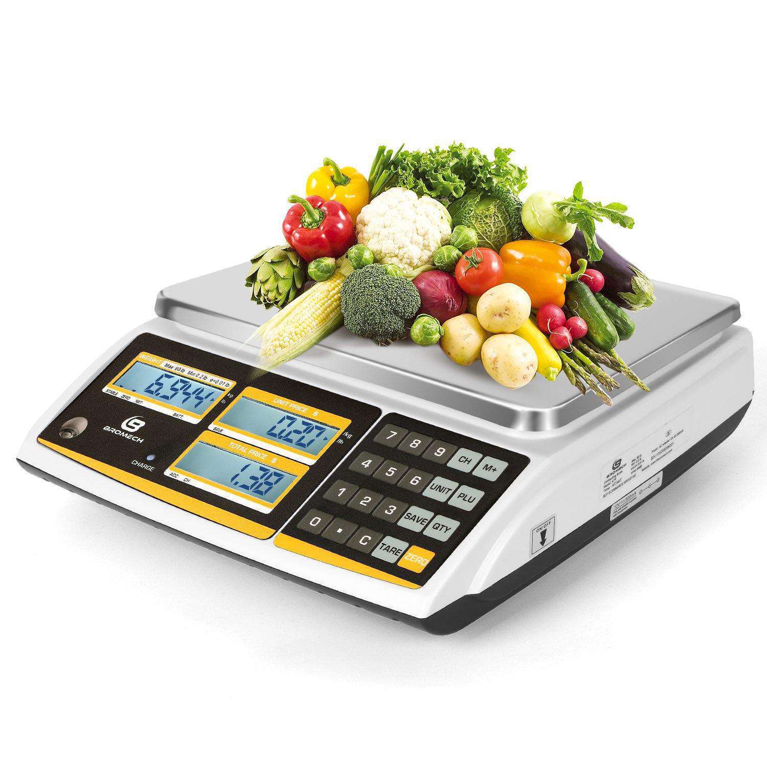 Digital Commercial Price Scale 66lbs Food Fruit Electronic Counting LCD  Display