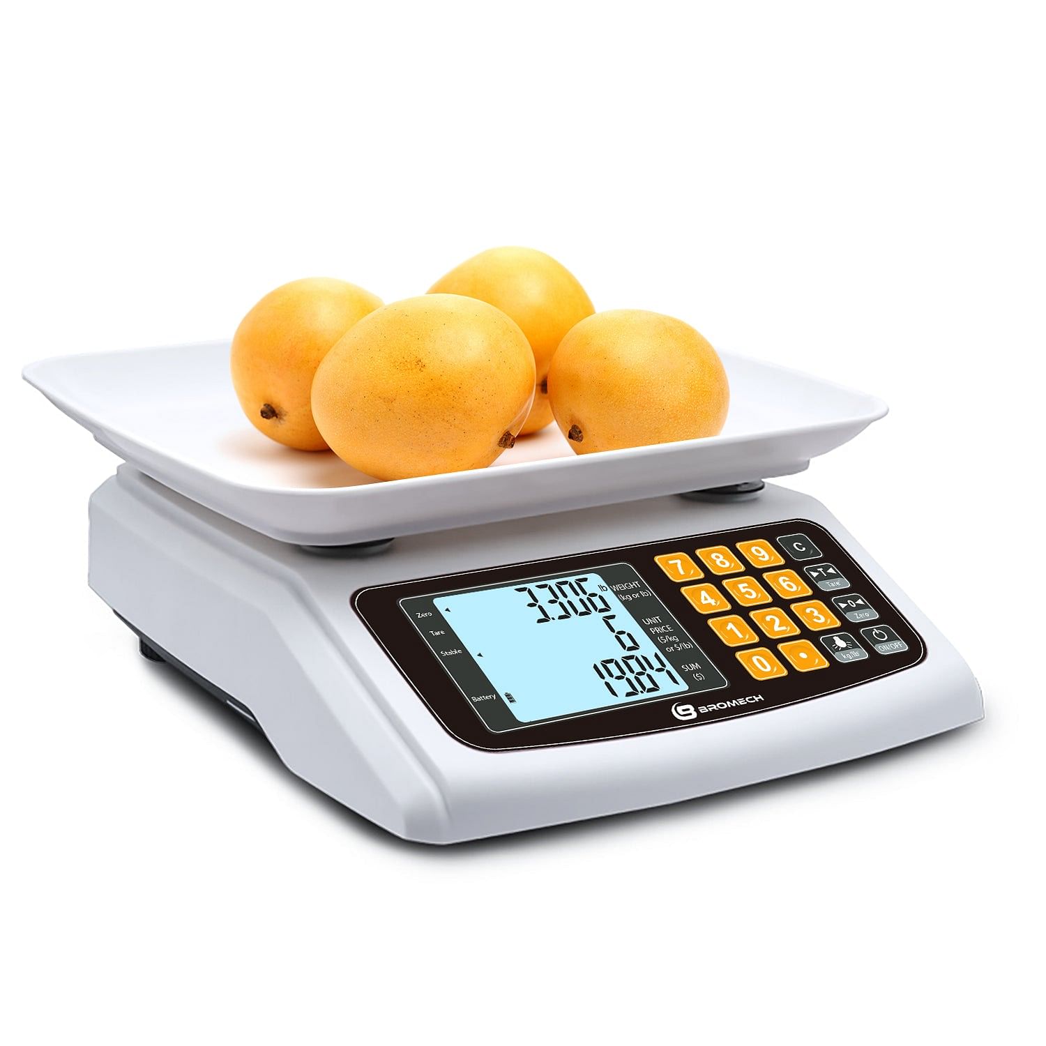 EASIGO 66LB Digital Weight Price Scale Electronic Price Computing Scale LCD  Digital Commercial Retail Food Meat Weight Scales, Upgraded Version